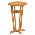 Mesa de Bar Alta de Madera de Acacia para Jardín 60x105 cm