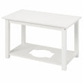 Mesa Camilla de Madera Blanca 70x120 cm para Todas las Estaciones