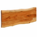 Tablero de Comedor de Madera de Acacia con Borde Vivo 140x40x3,8 cm